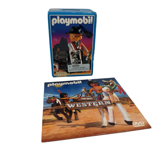 VTG Playmobil Special Set #3813 Western Sheriff Marshall Factory Sealed w/ DVD