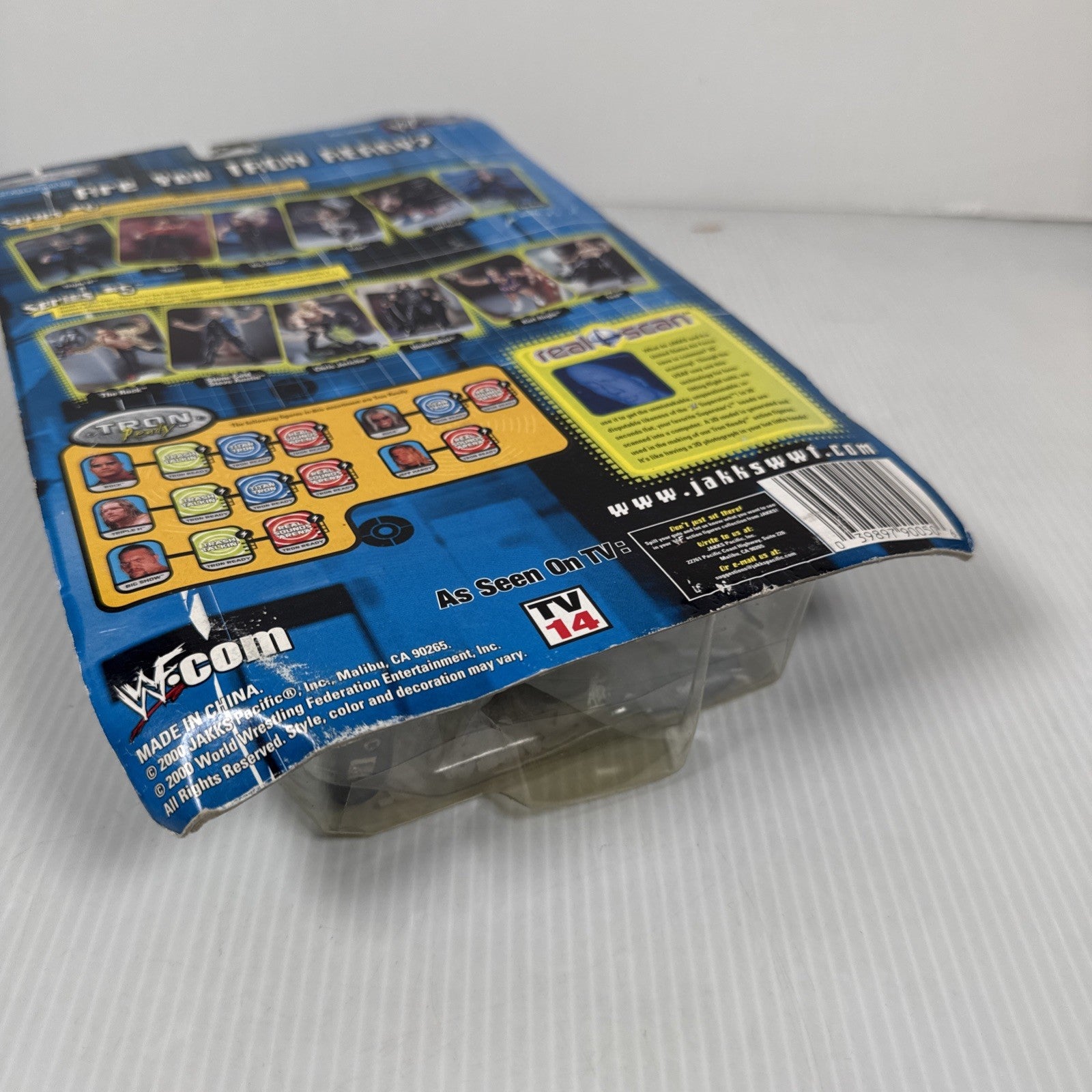 WWF WWE Jakks Tazz Taz Smackdown Series 6 Wrestling Figure  TRON 2000