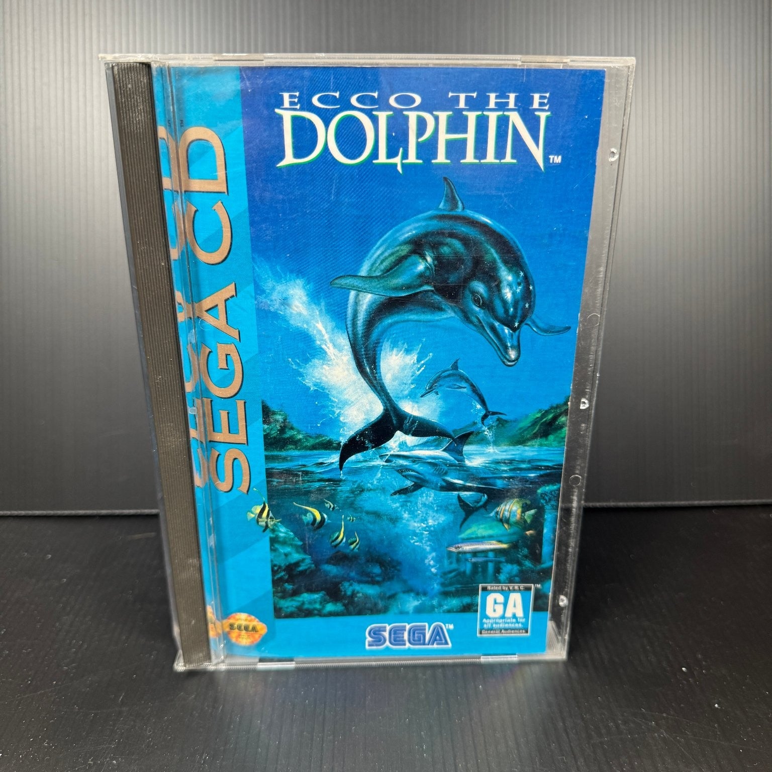 Ecco The Dolphin Sega CD Video Game Complete CIB