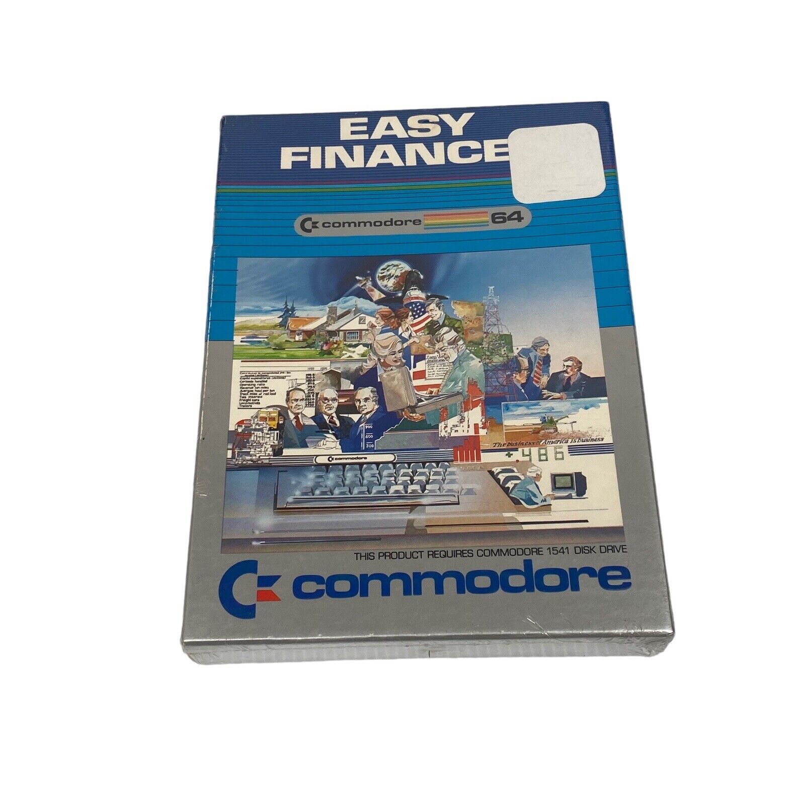 VTG 1983 Easy Finance I for the Commodore 64 on 5.25" SEALED NOS