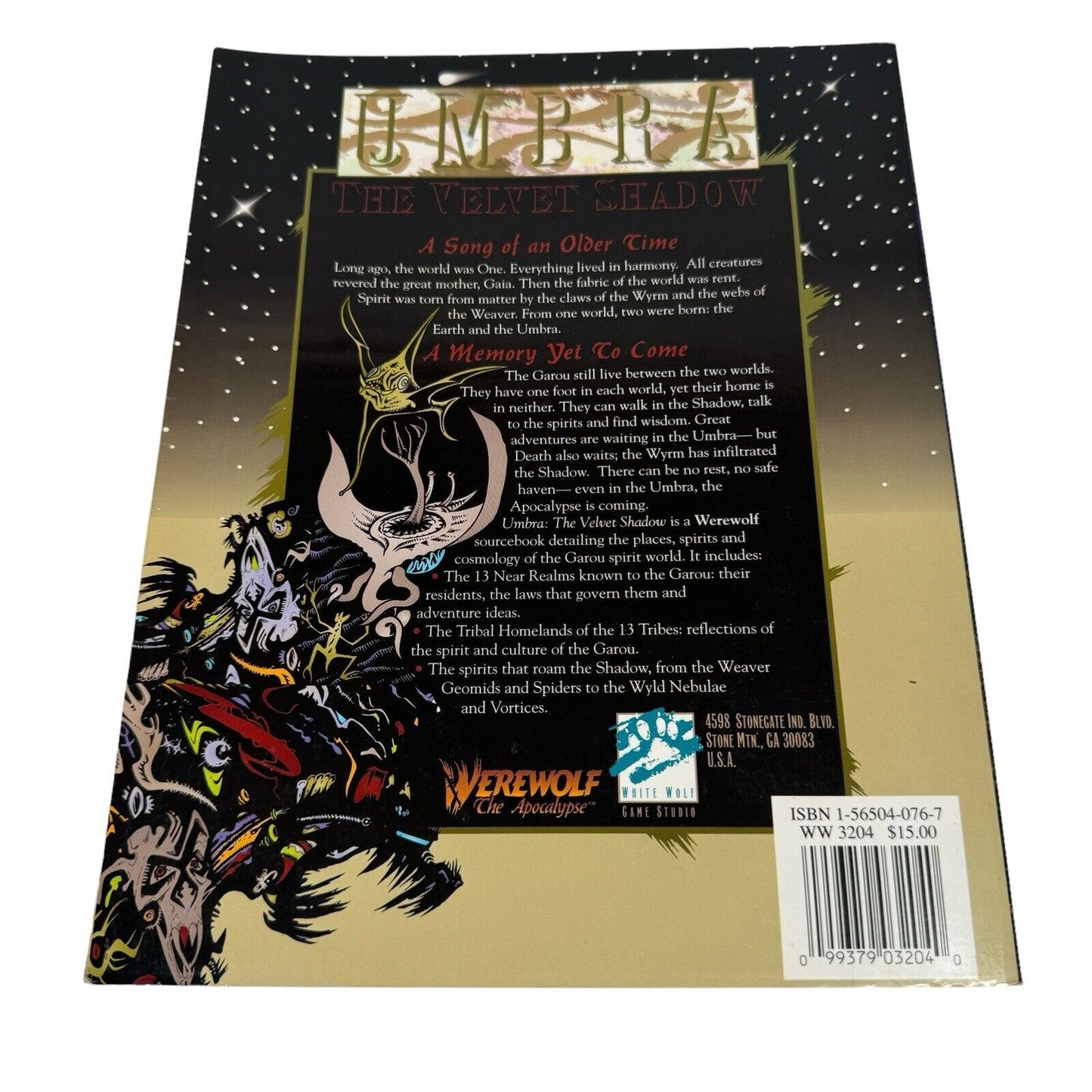 Umbra: The Velvet Shadow Werewolf - The Apocalypse Spirit World Sourcebook