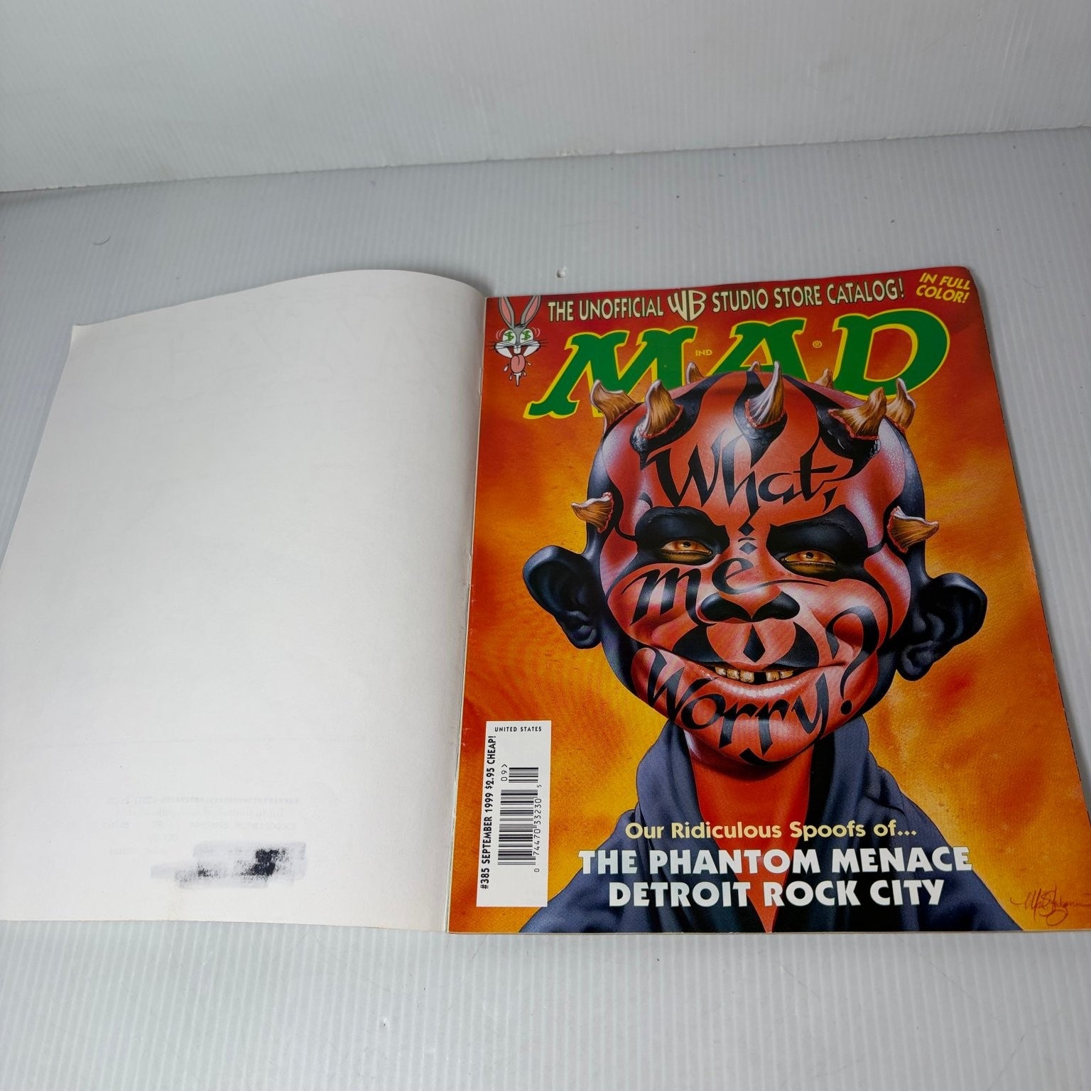 MAD Magazine September 1999 Phantom Menace Darth Maul Parody Humor