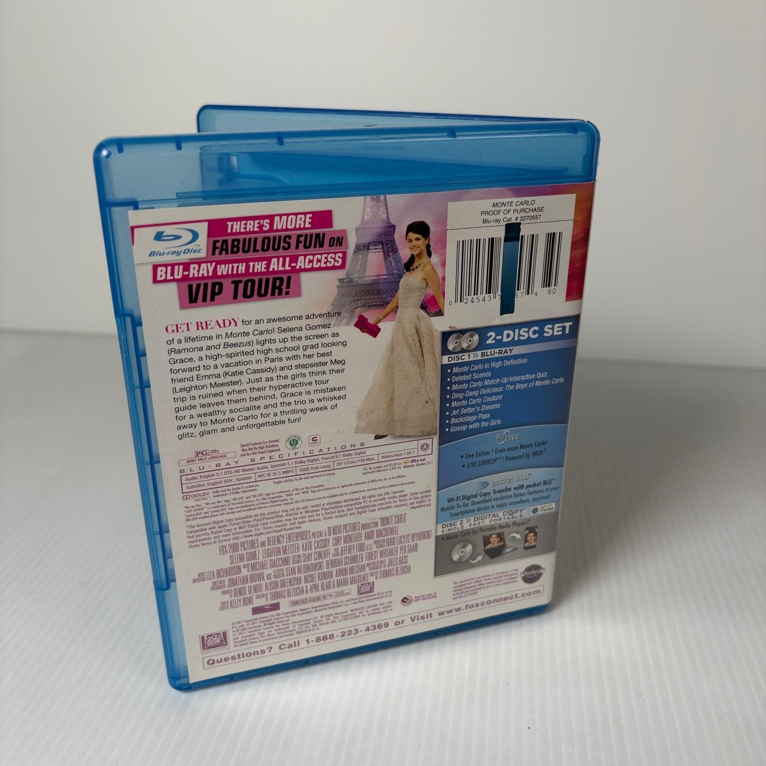Monte Carlo Blu-ray 2011 Selena Gomez Leighton Meester Katie Cassidy