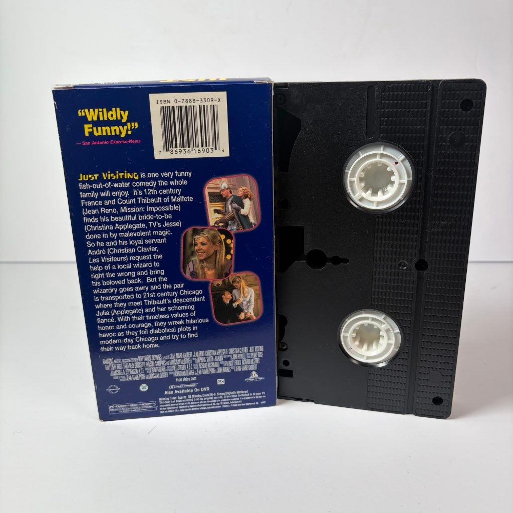 Just Visiting VHS 2001 Jean Reno Christina Applegate Comedy Hollywood Pictures
