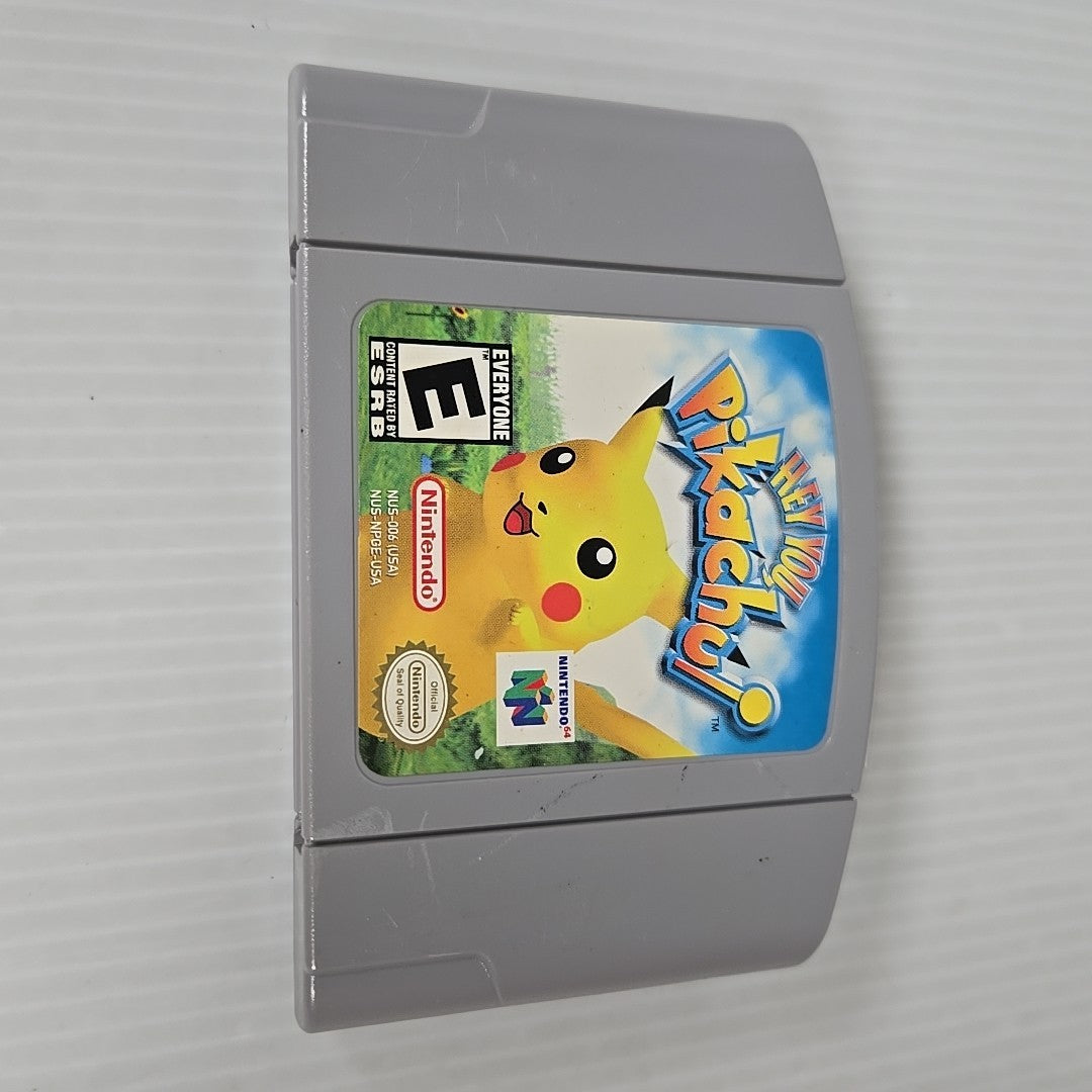 Hey You Pikachu N64 Game Cartridge with Microphone Set Cleaned & Tested