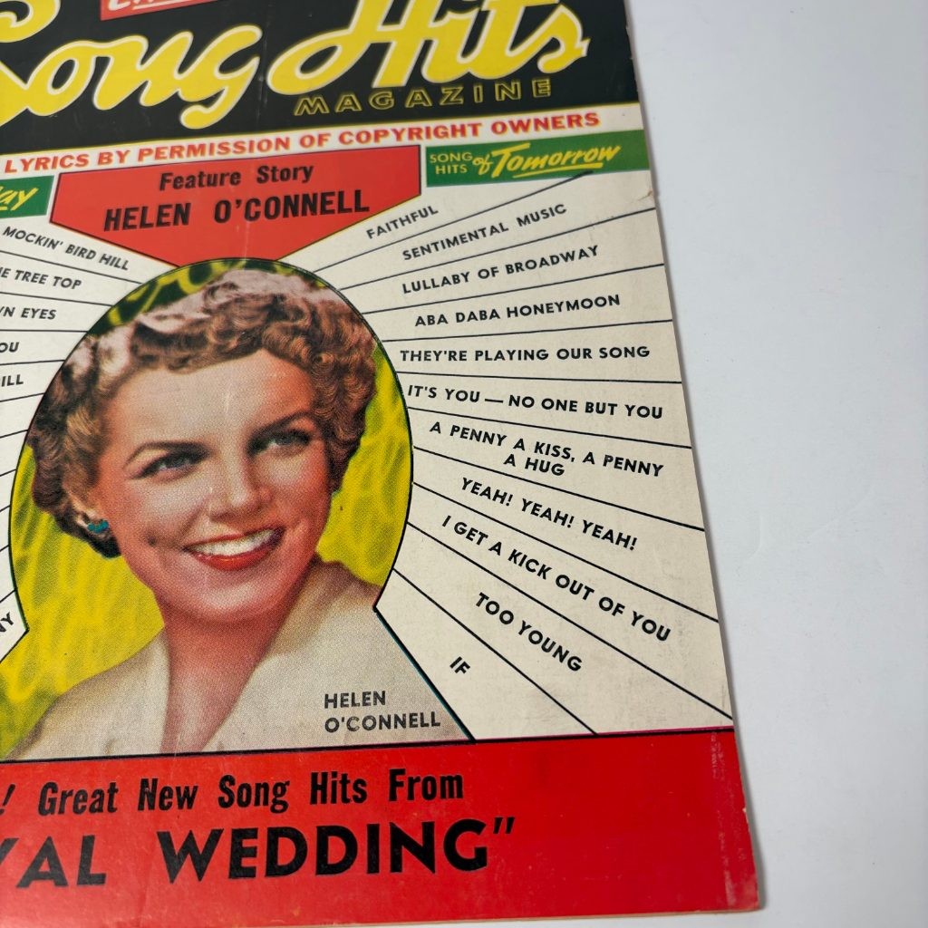 Song Hits Magazine June 1951 Helen O'Connell Royal Wedding Vol 14 No 11 Lyrics