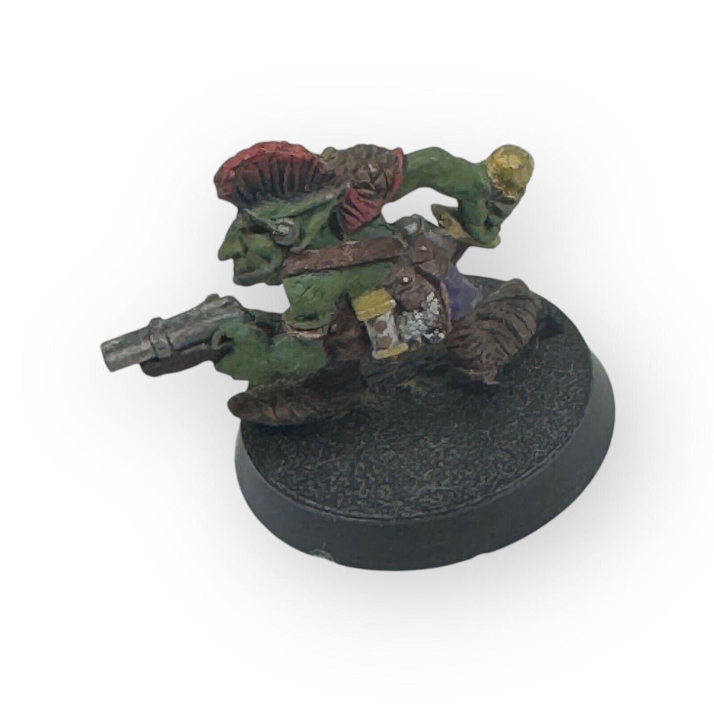 Warhammer 40K Rogue Trader Gretchin Armed w/ Knife & Sawn Off Shotgun 3 Painted