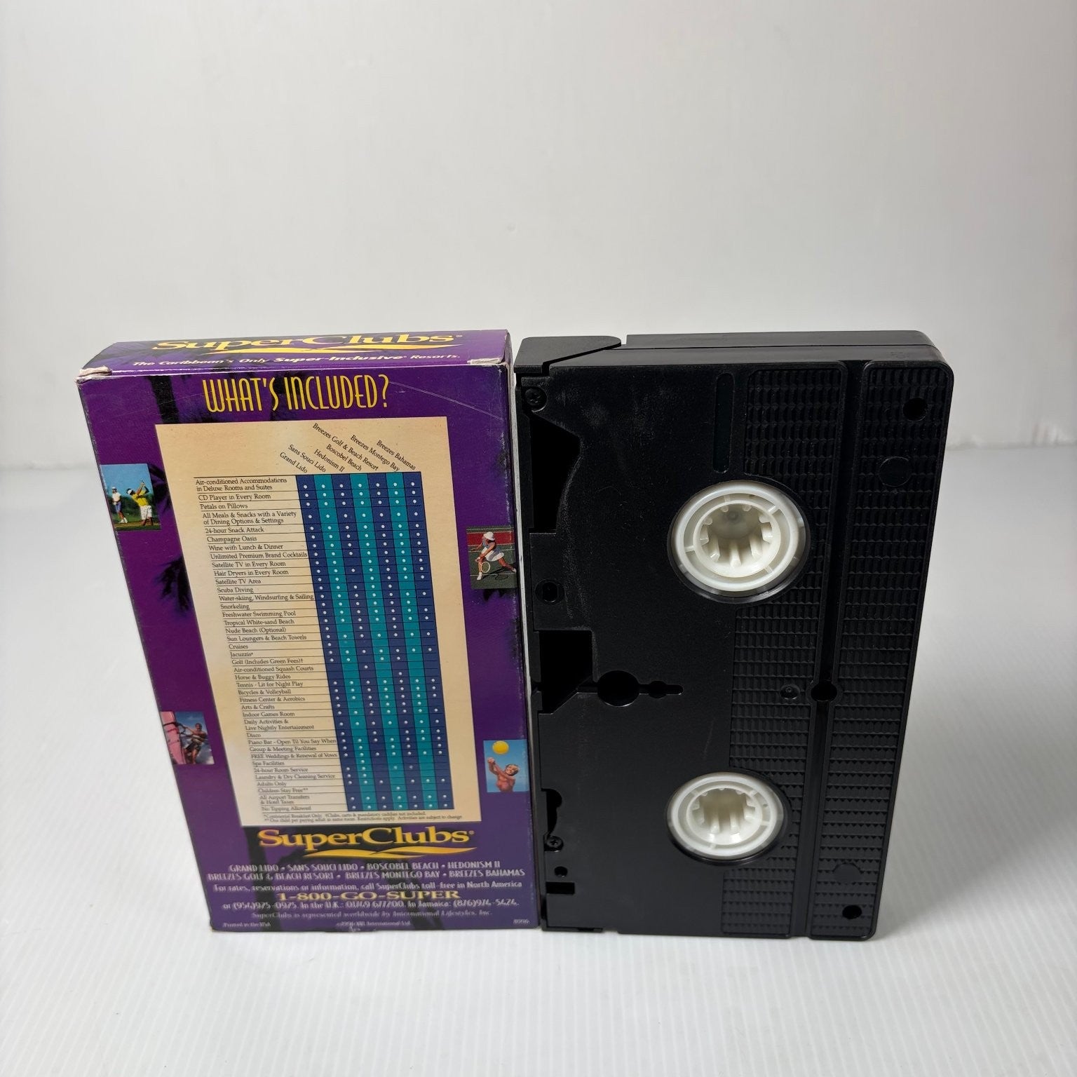 SuperClubs Resorts VHS Informational Travel Video Caribbean All-Inclusive