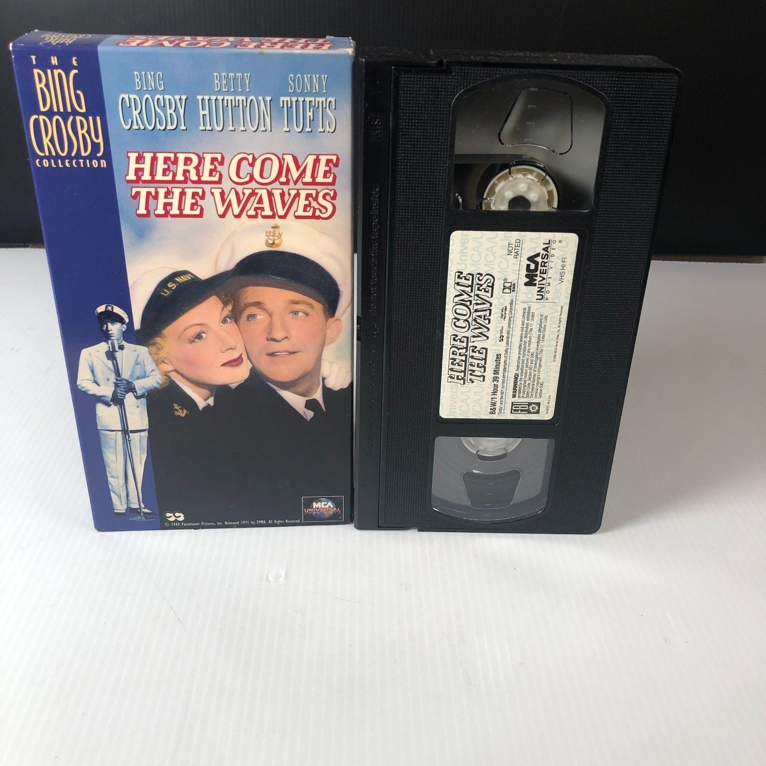 Here Come The Waves VHS 1944 Musical Comedy Original Trailer MCA Universal