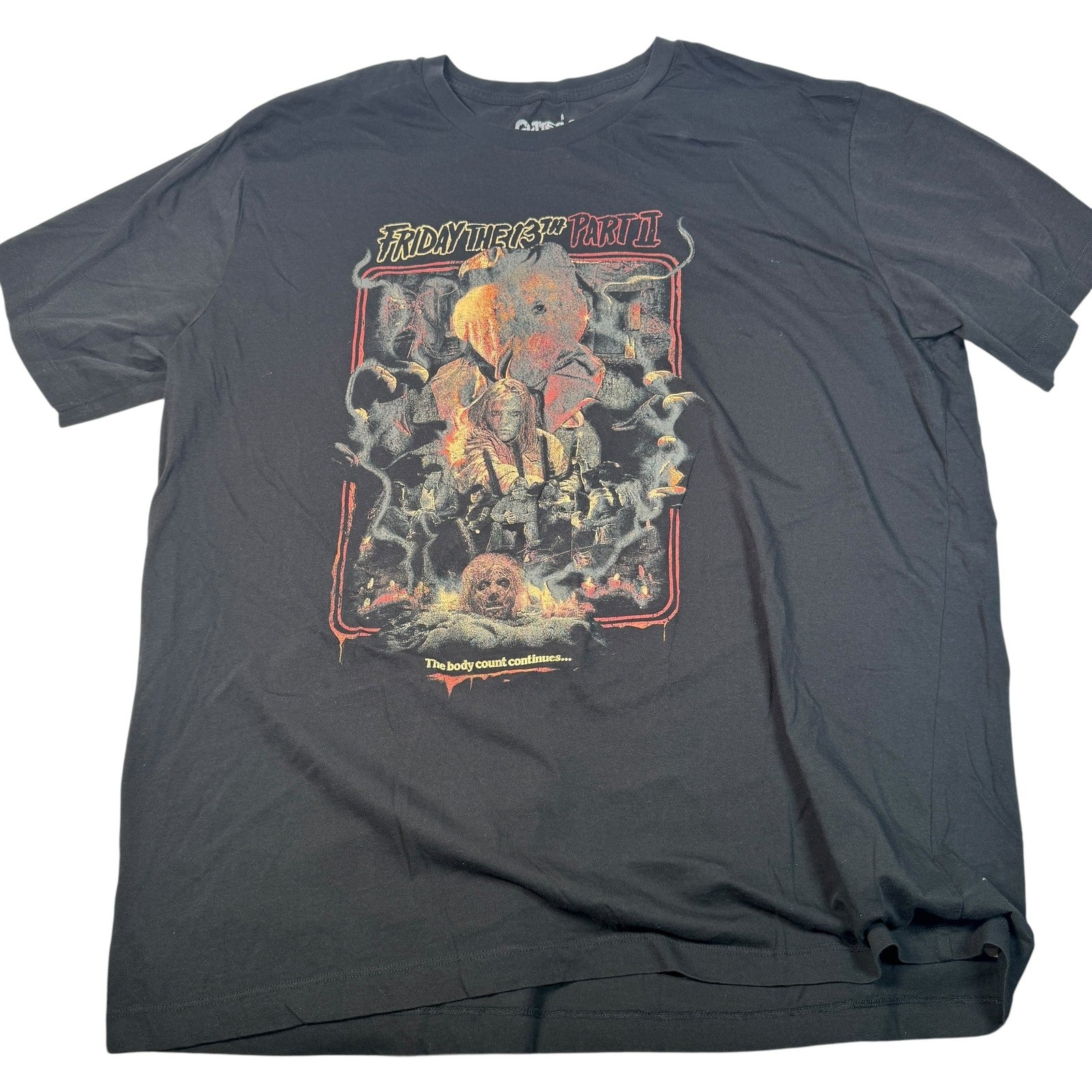 Friday The 13th Part II Shirt Mens 3XL Horror Movie Slasher Tee Gutter Garbs