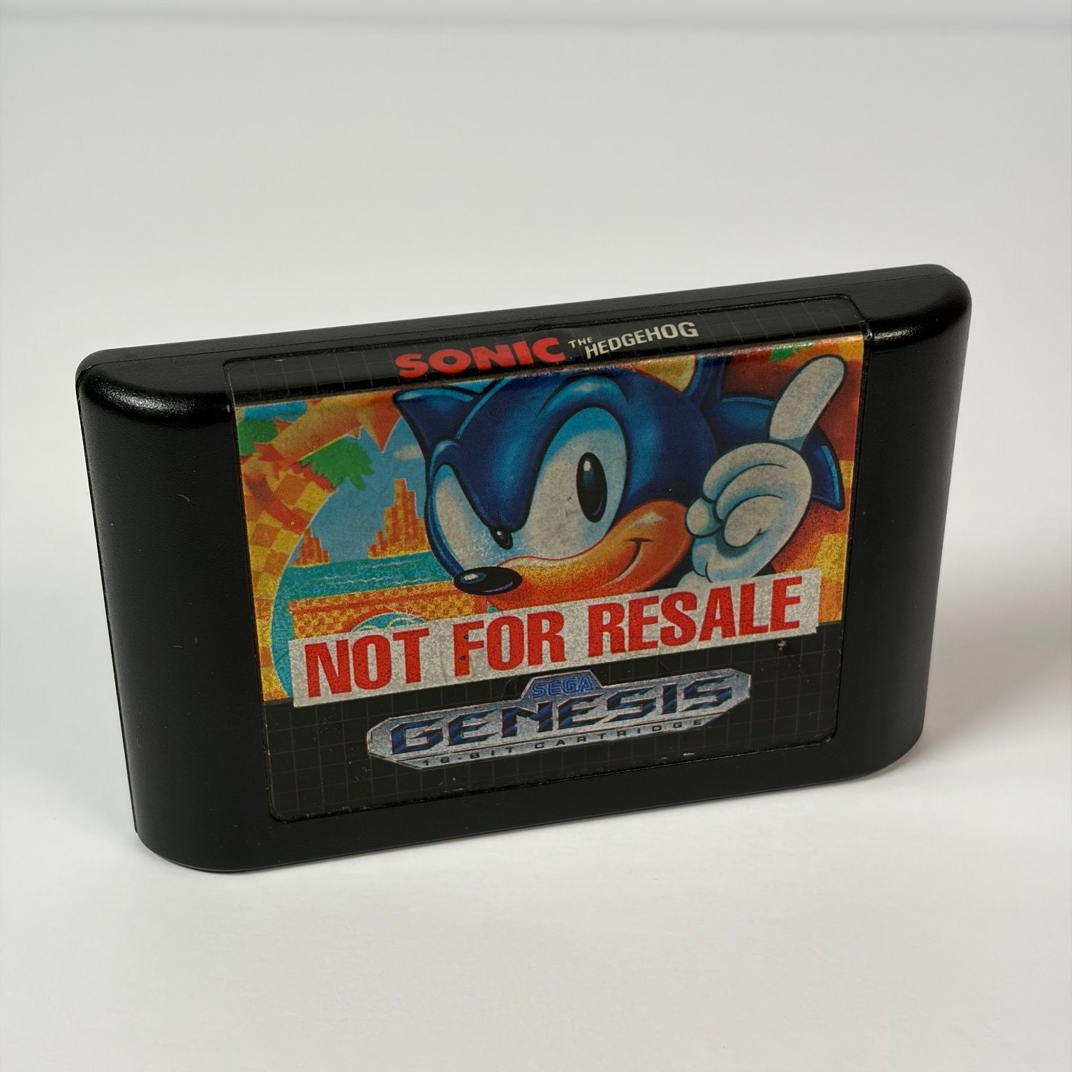 Sonic The Hedgehog Sega Genesis Video Game Authentic Cartridge