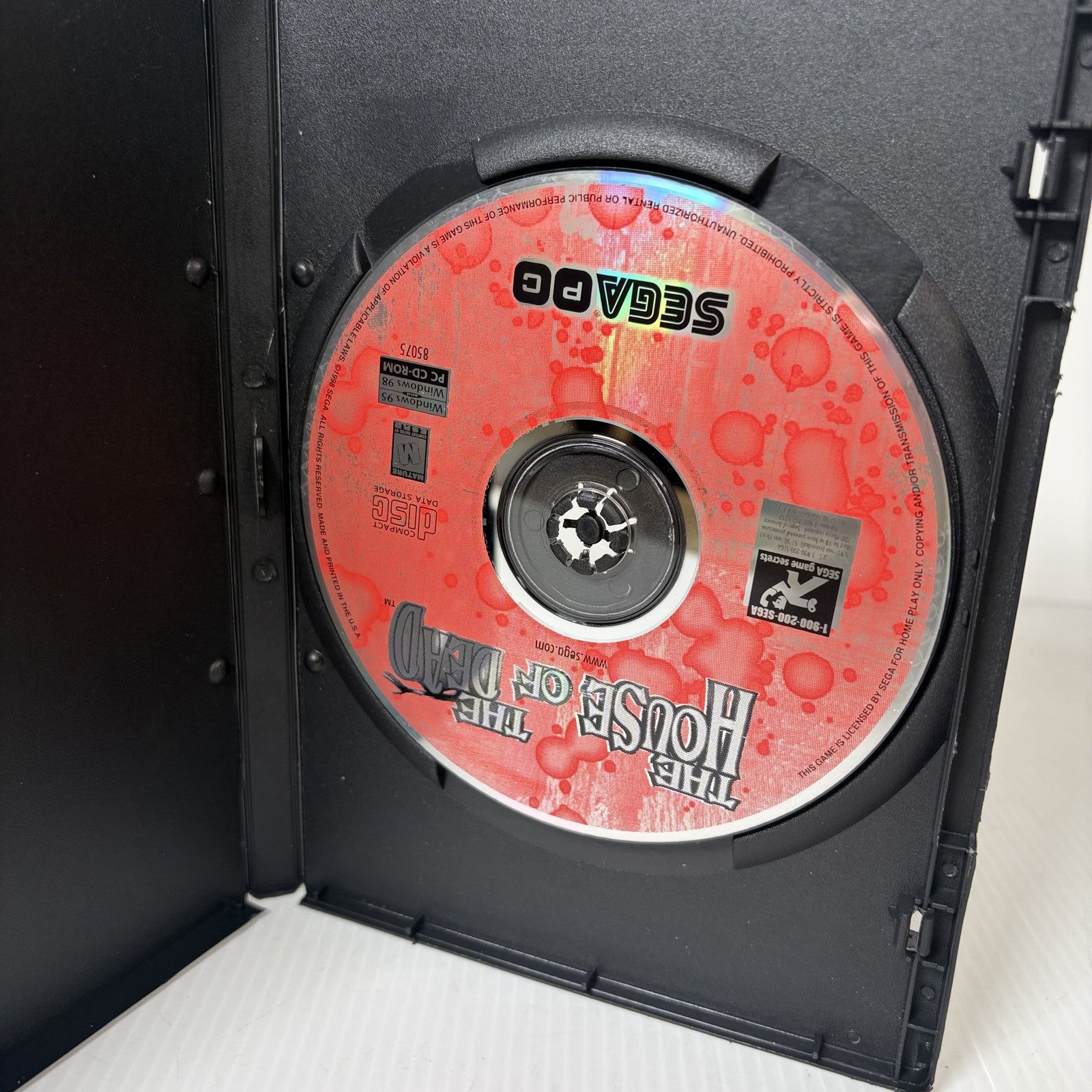 The House of the Dead PC CD-ROM Sega PC Windows 95 Game Disc Only