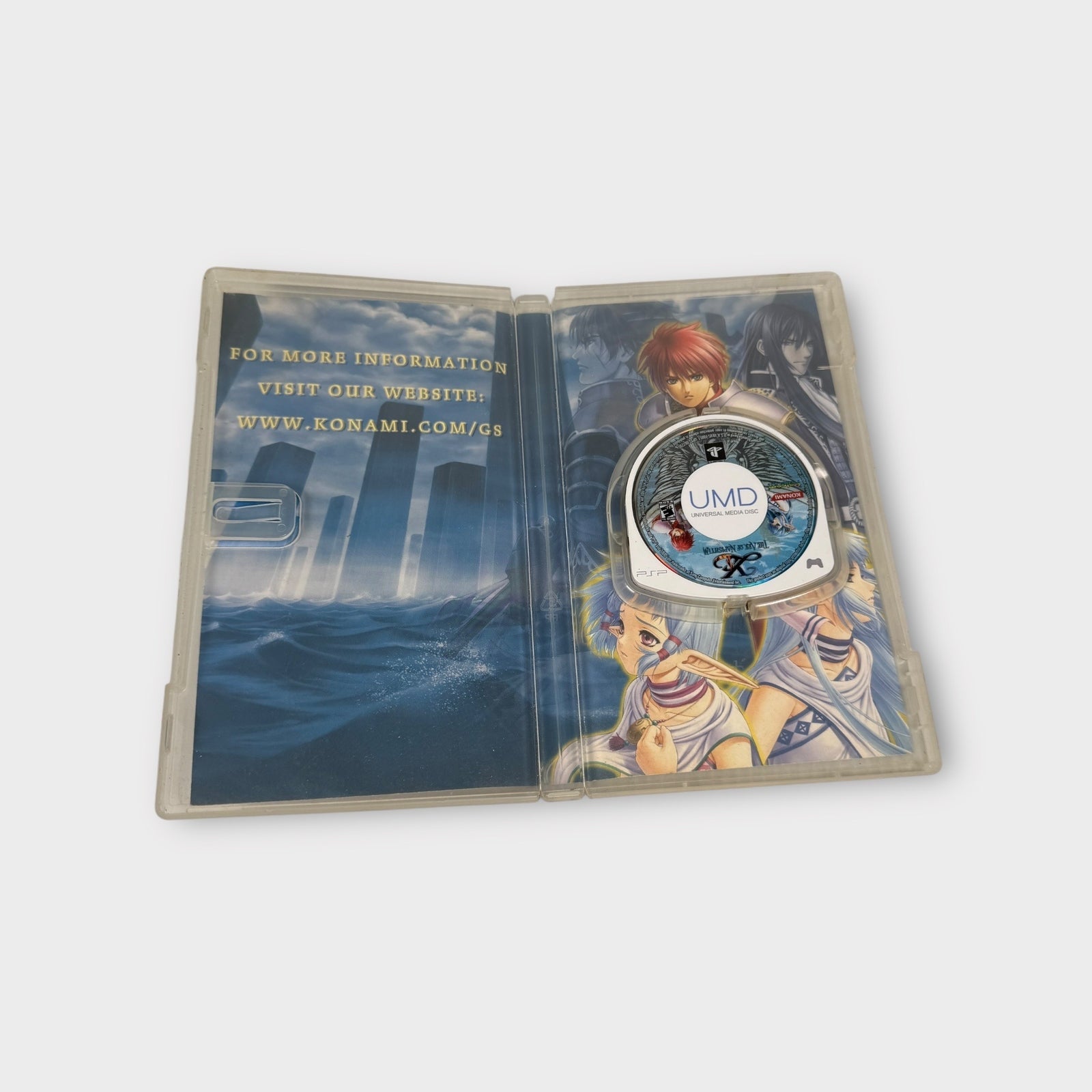 Ys: The Ark Of Napishtim PSP RPG Game By Konami UMD & Case (Read Desc)