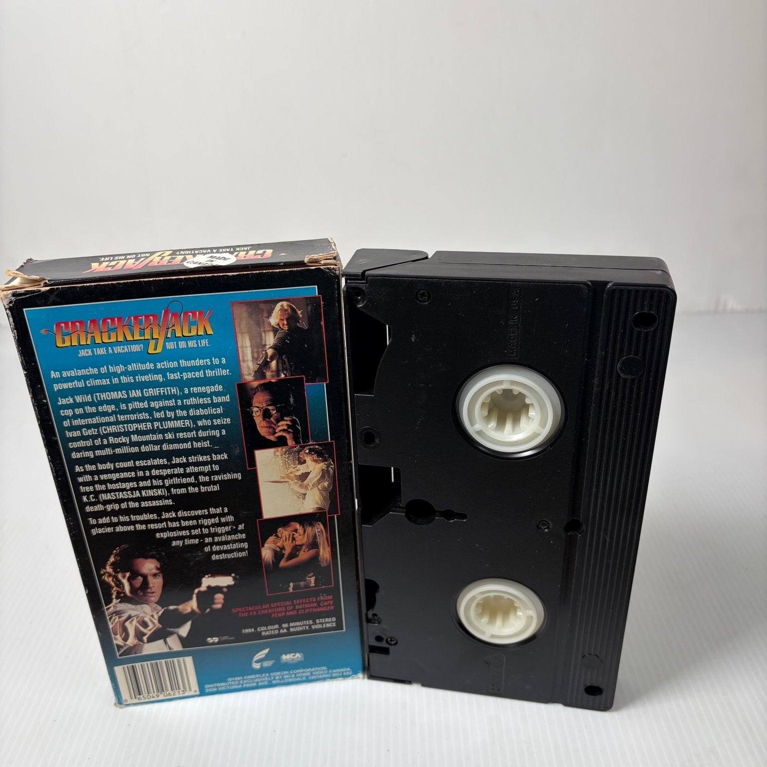 Crackerjack VHS 1994 Action Thriller Thomas Ian Griffith MCA Home Video