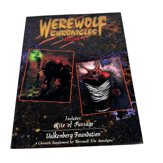 Werewolf Chronicles Vol 1: Rite of Passage and Valkenberg Foundation 1997 WW3207