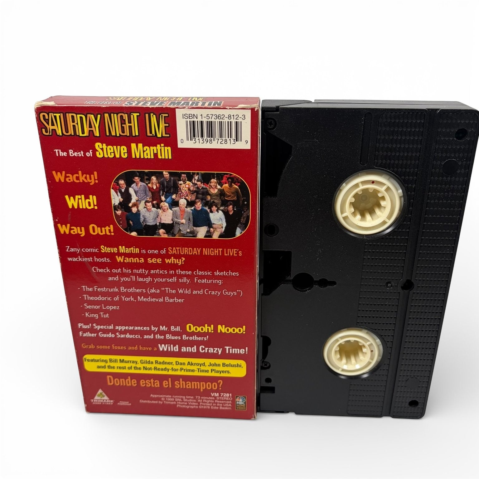 Saturday Night Live The Best of Steve Martin VHS 1999 King Tut Trimark SNL