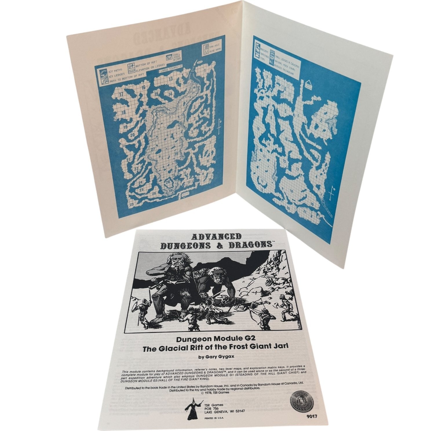 Dungeons & Dragons G2 The Glacial Rift of the Frost Giant Jarl 1978 AD&D