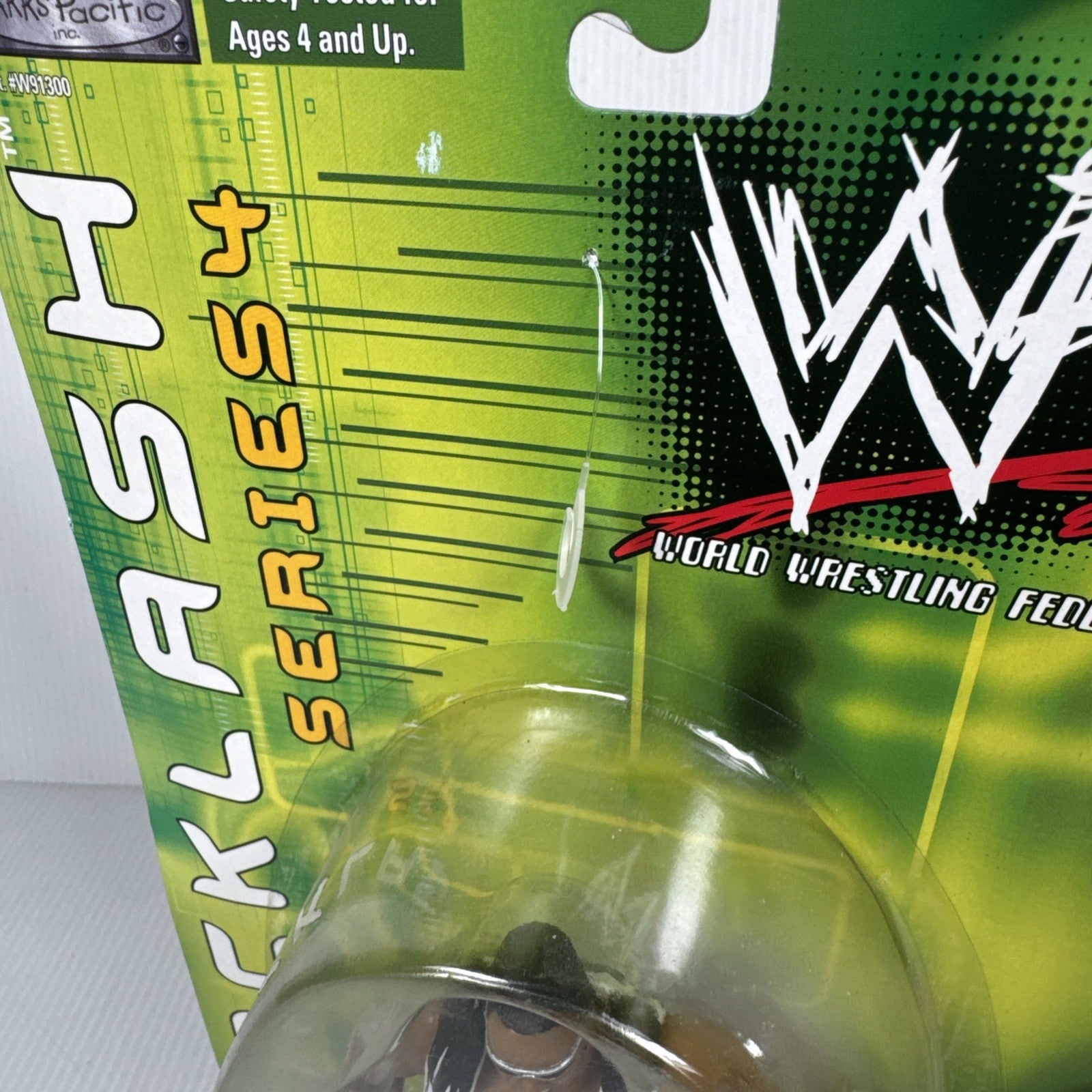 2001 WWF WWE Jakks The Rock Dwayne Johnson Wrestling figure Backlash Series 4