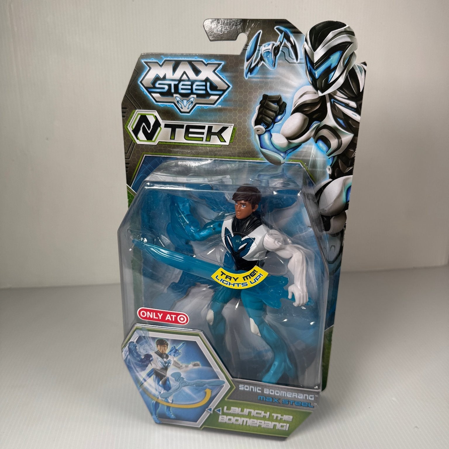 Mattel Max Steel N-TEK Sonic Boomerang 4" Action Figure