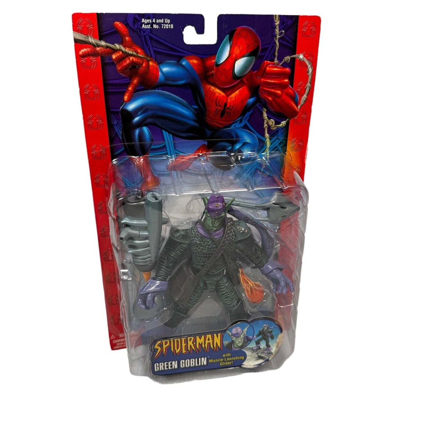 Marvel Entertainment Spider-man Green Goblin with Missle Launching Glider Action