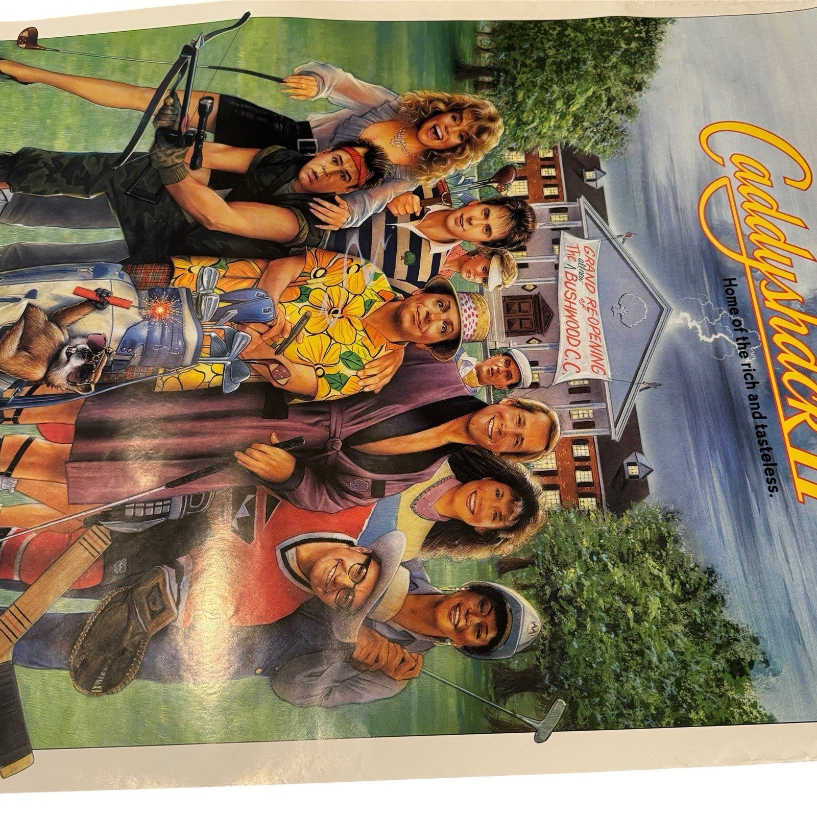 Vintage Caddyshack II 1988 Original One Sheet Movie Poster 40” X 27”