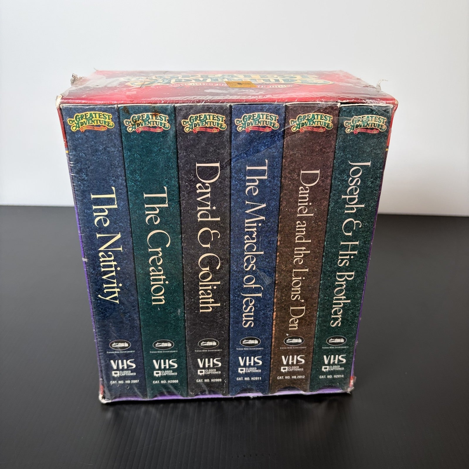 The Greatest Adventure Stories From The Bible VHS Box Set 6 Tapes Factory Sealed