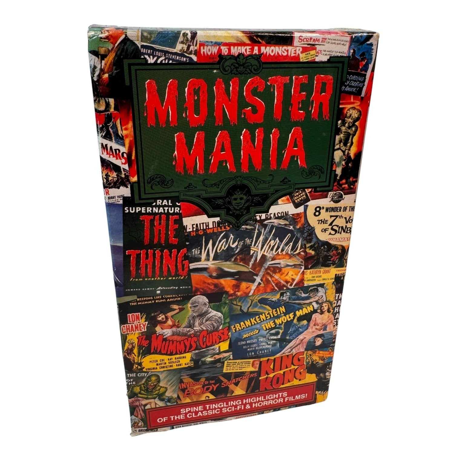 Monster Mania VHS 1991 Horror Sci-Fi Compilation GoodTimes