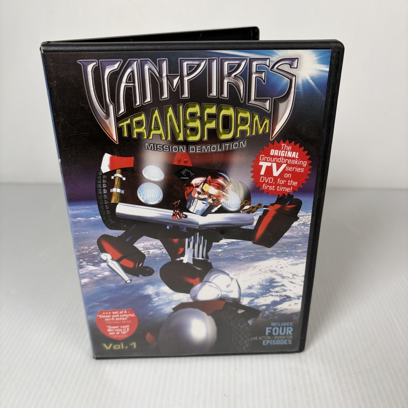 Van-Pires Transform Mission Demolition Vol. 1 DVD 4 Episodes Action Animation