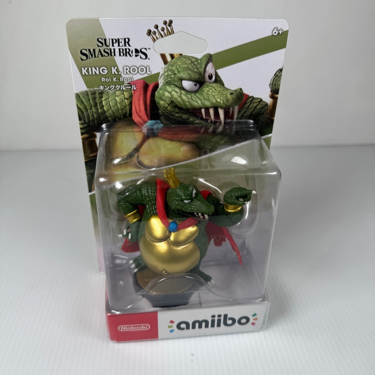 Nintendo Super Smash Bros King K. Rool Amiibo Figure Switch 3DS