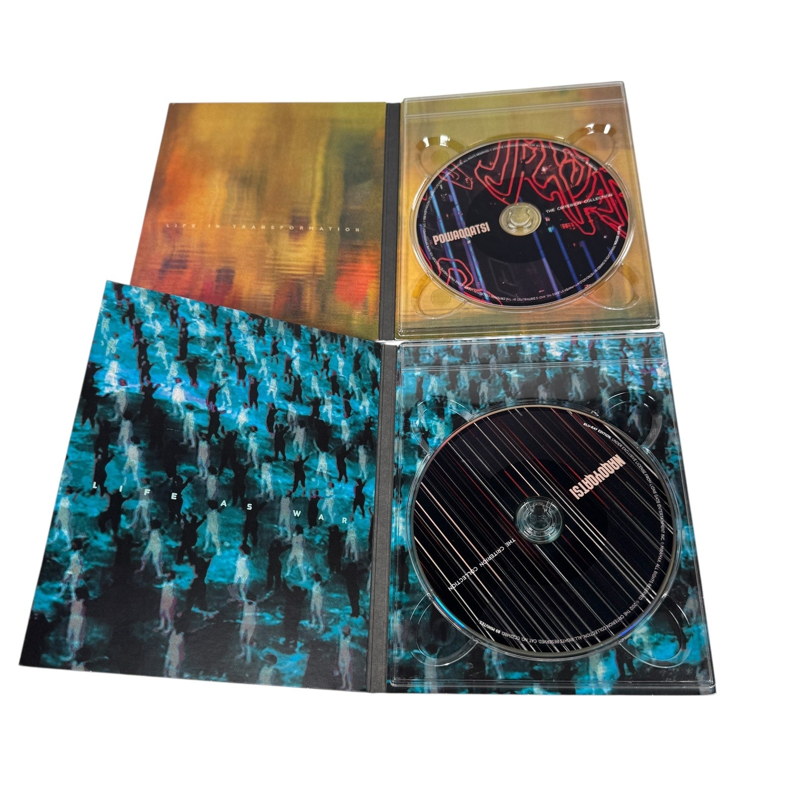 Powaqqatsi Naqoyqatsi Blu-Ray Criterion Qatsi Collection Set (No Koyaanisqatsi)