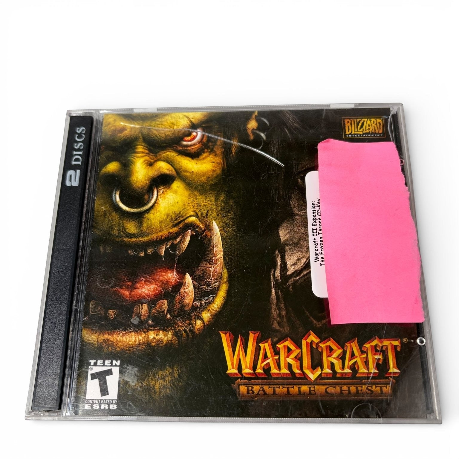 Warcraft Battle Chest PC Video Game Discs in Jewel Case Blizzard Strategy