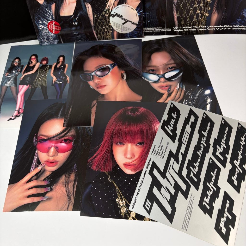 aespa Whiplash The 5th Mini Album CD Photobook Poster Postcards Target Exclusive