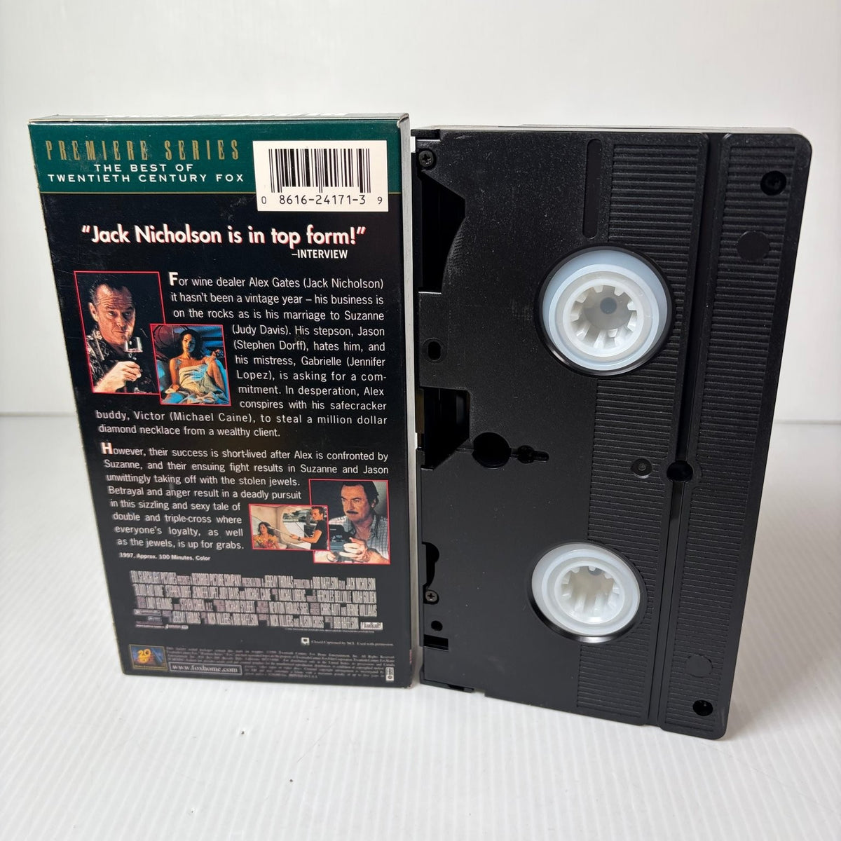 Blood & Wine VHS 1997 Crime Thriller Premiere Series 20th Century Fox