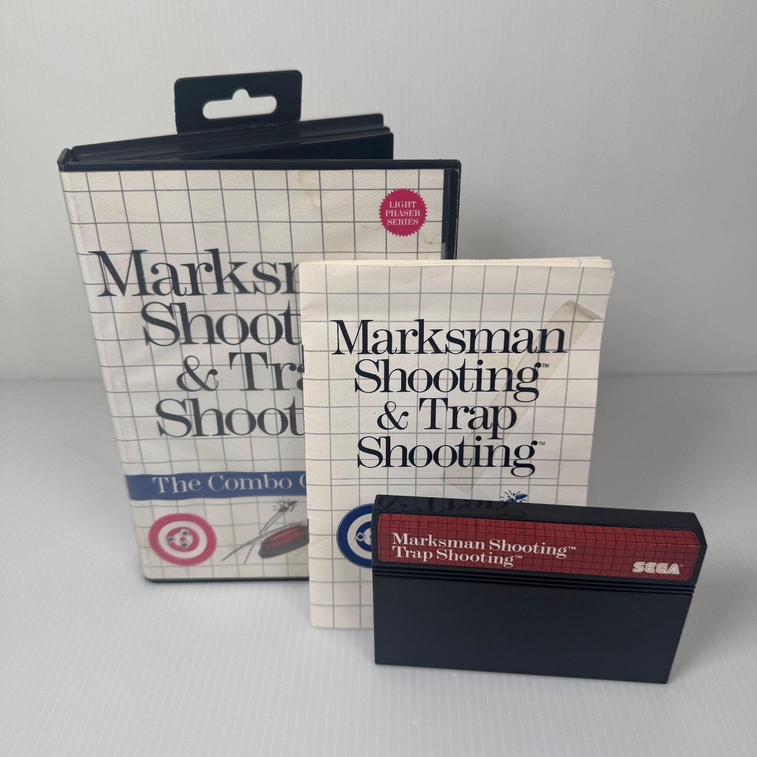 Marksman Shooting & Trap Shooting Sega Master System Video Game Light Phaser