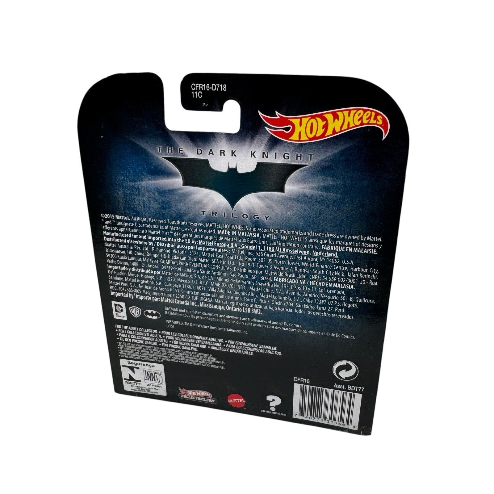 Hot Wheels Retro Entertainment Tumbler Camouflage Batman Batmobile Real Riders