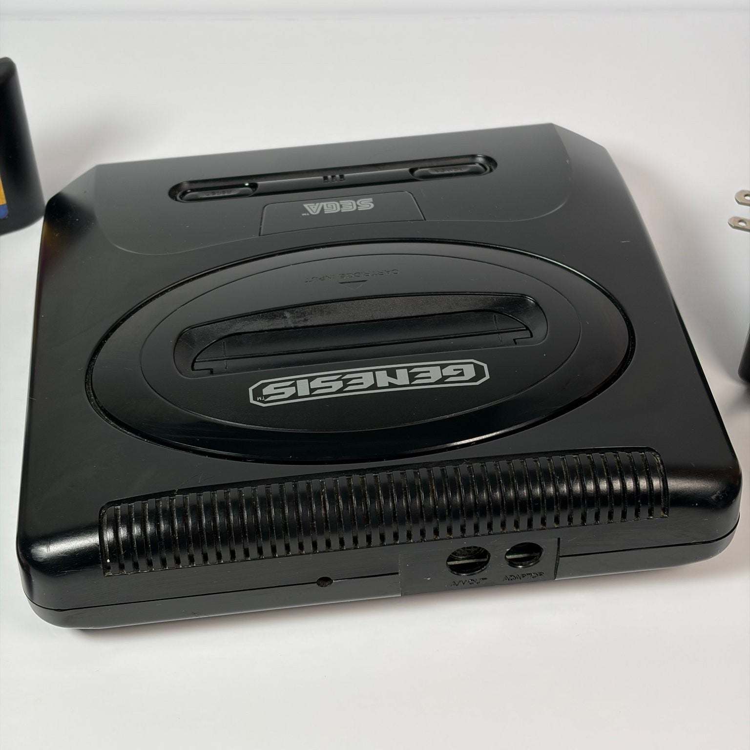 Sega Genesis Model 2 Console w/ 4 Games Power & AV Cables Tested (No Controller)