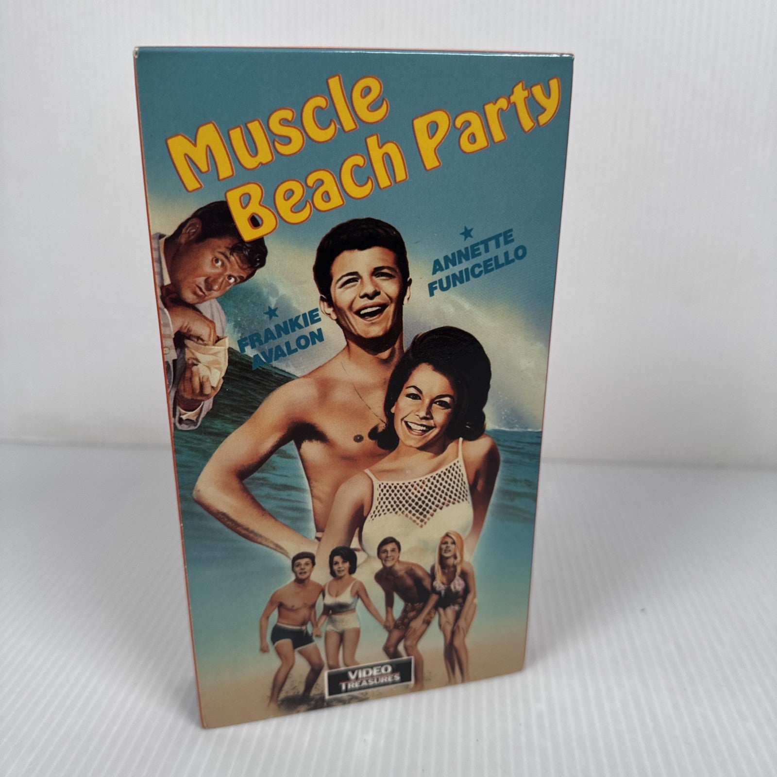 Vintage Muscle Beach Party (VHS) Frankie Avalon Annette Funicello Beach Comedy