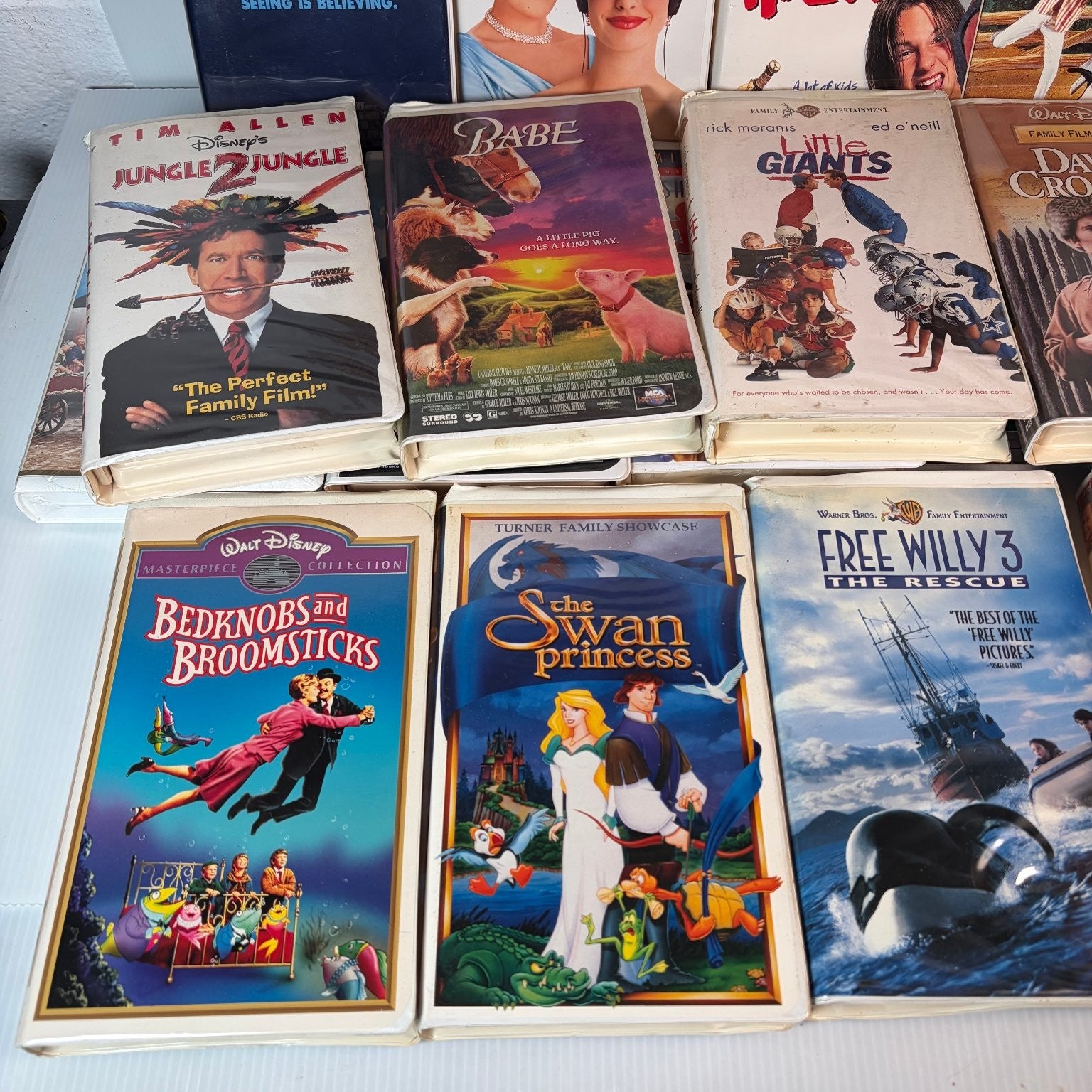Disney VHS Lot of 21 Casper Mary Poppins Princess Diaries Jumanji & More