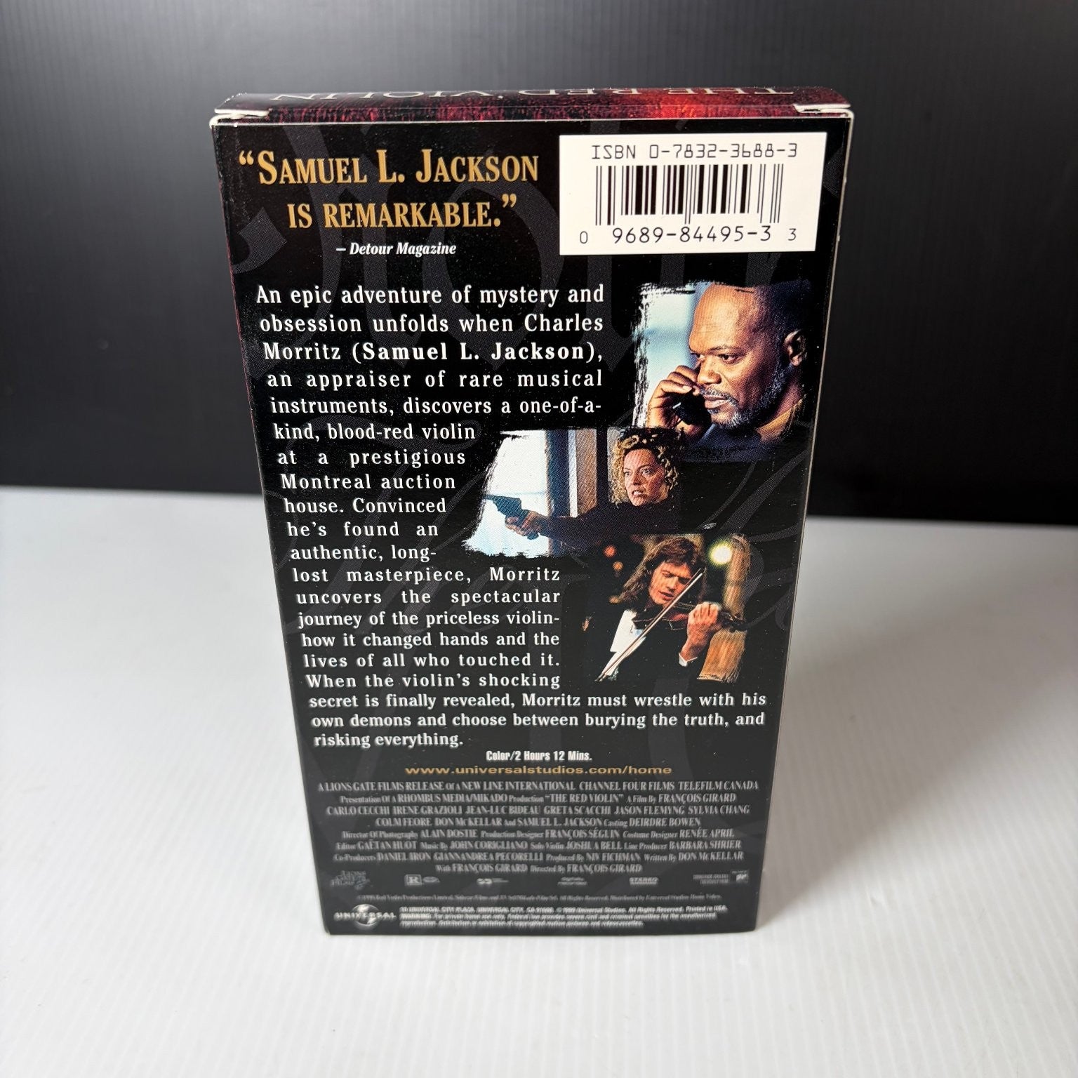 The Red Violin VHS 1998 Drama Mystery Original Release Lions Gate Films