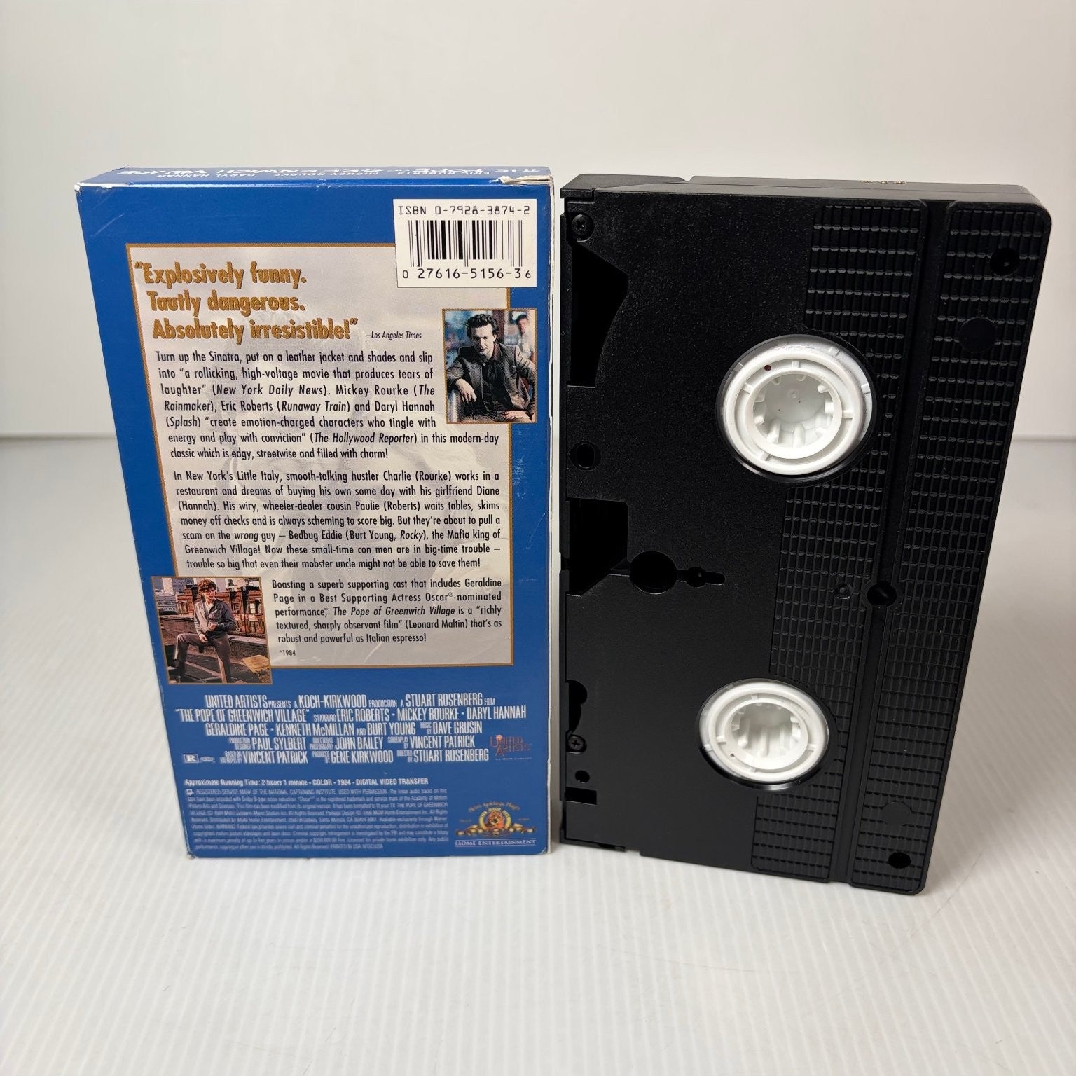 The Pope of Greenwich Village VHS 1984 Crime Drama MGM Movie Time