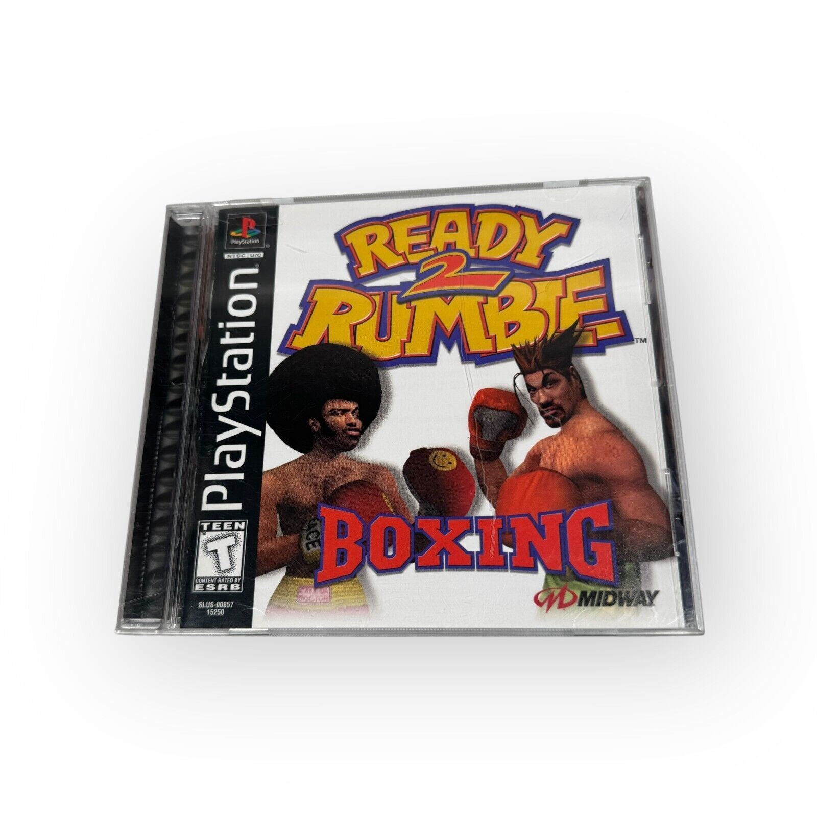 Ready 2 Rumble Boxing Playstation 1 Fighting Game Complete CIB Black Label