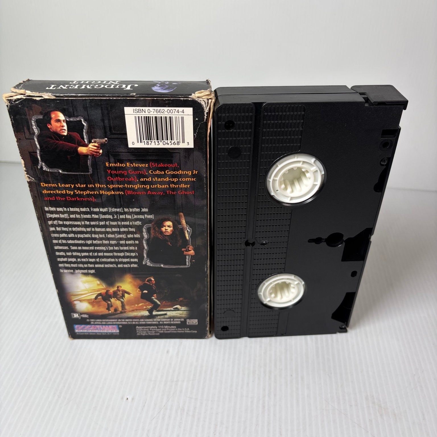 Judgment Night VHS 1993 Action Thriller Emilio Estevez Cuba Gooding Jr