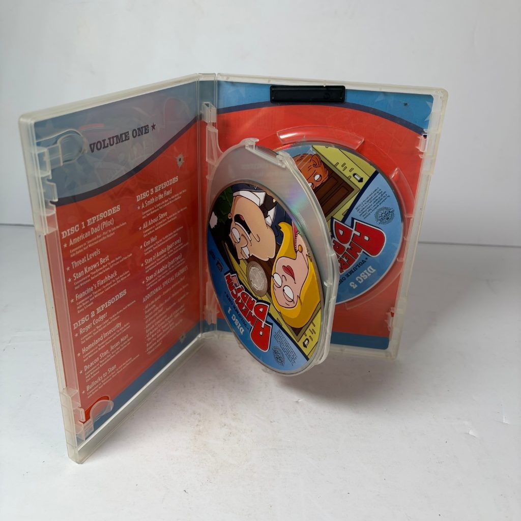 American Dad! Volume One 3-Disc DVD Set Season 1 First 13 Episodes Seth MacFarla