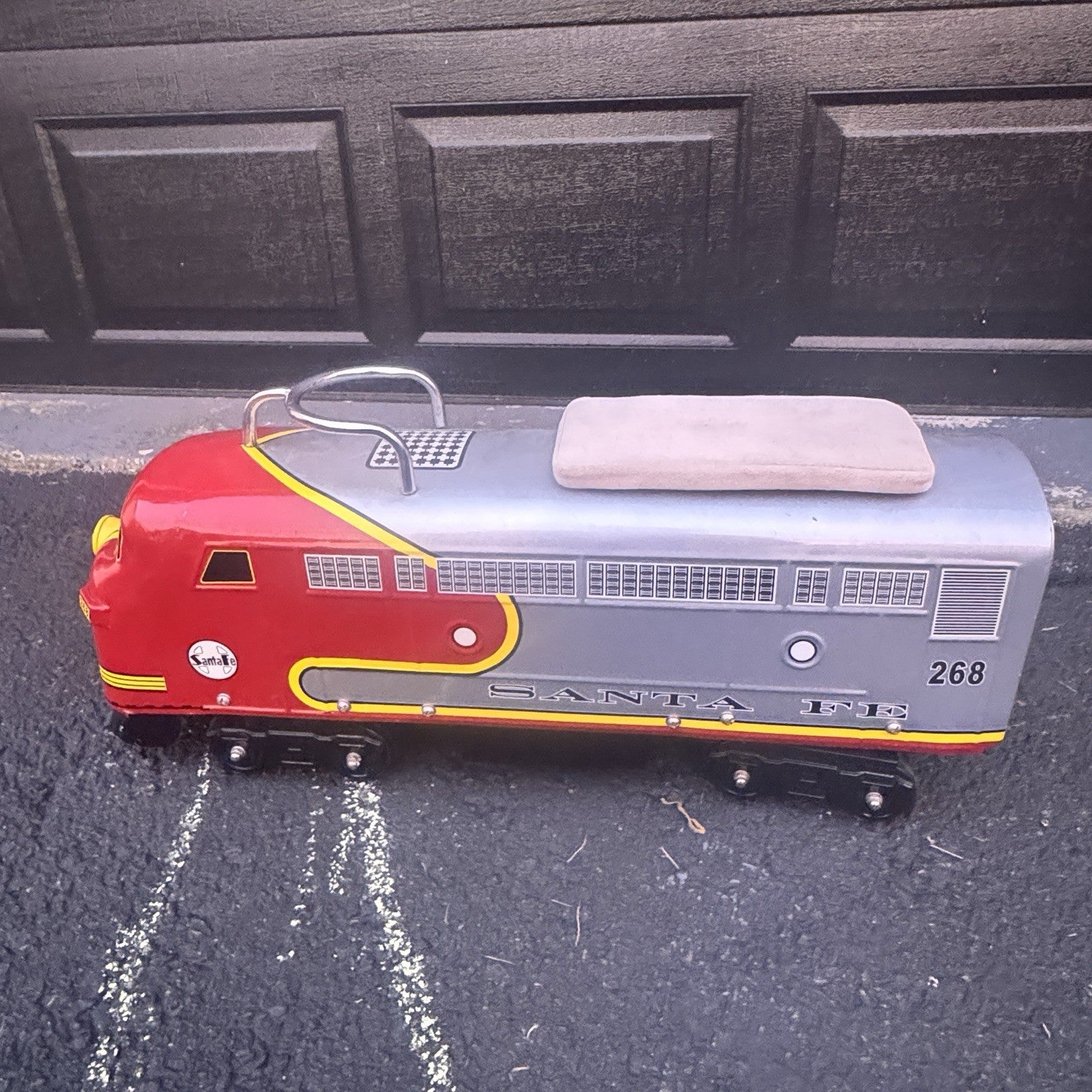 Santa Fe Toddler Ride On Train By Morgan Cycle w/ Seat Cushion Discontinued