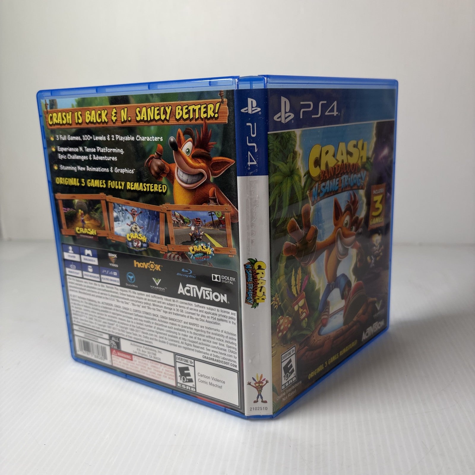 Crash Bandicoot N Sane Trilogy PS4 PlayStation 4 Game Activision