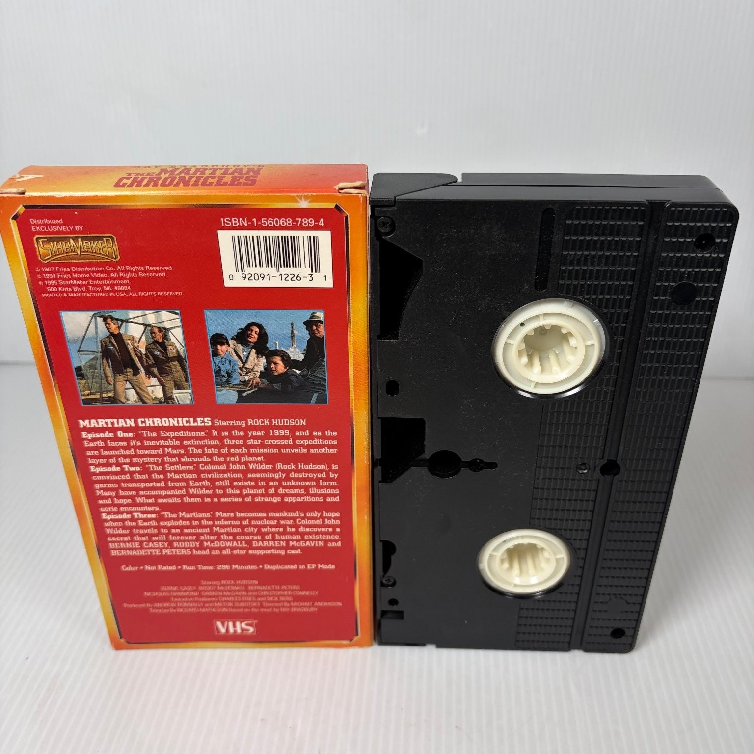 Martian Chronicles VHS 1980 Sci-Fi Miniseries Rock Hudson StarMaker