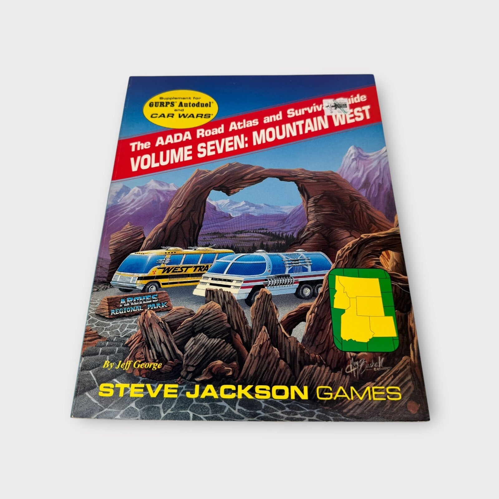 SJG Car Wars AADA Road Atlas & Survival Guide Volume 7 Mountain West