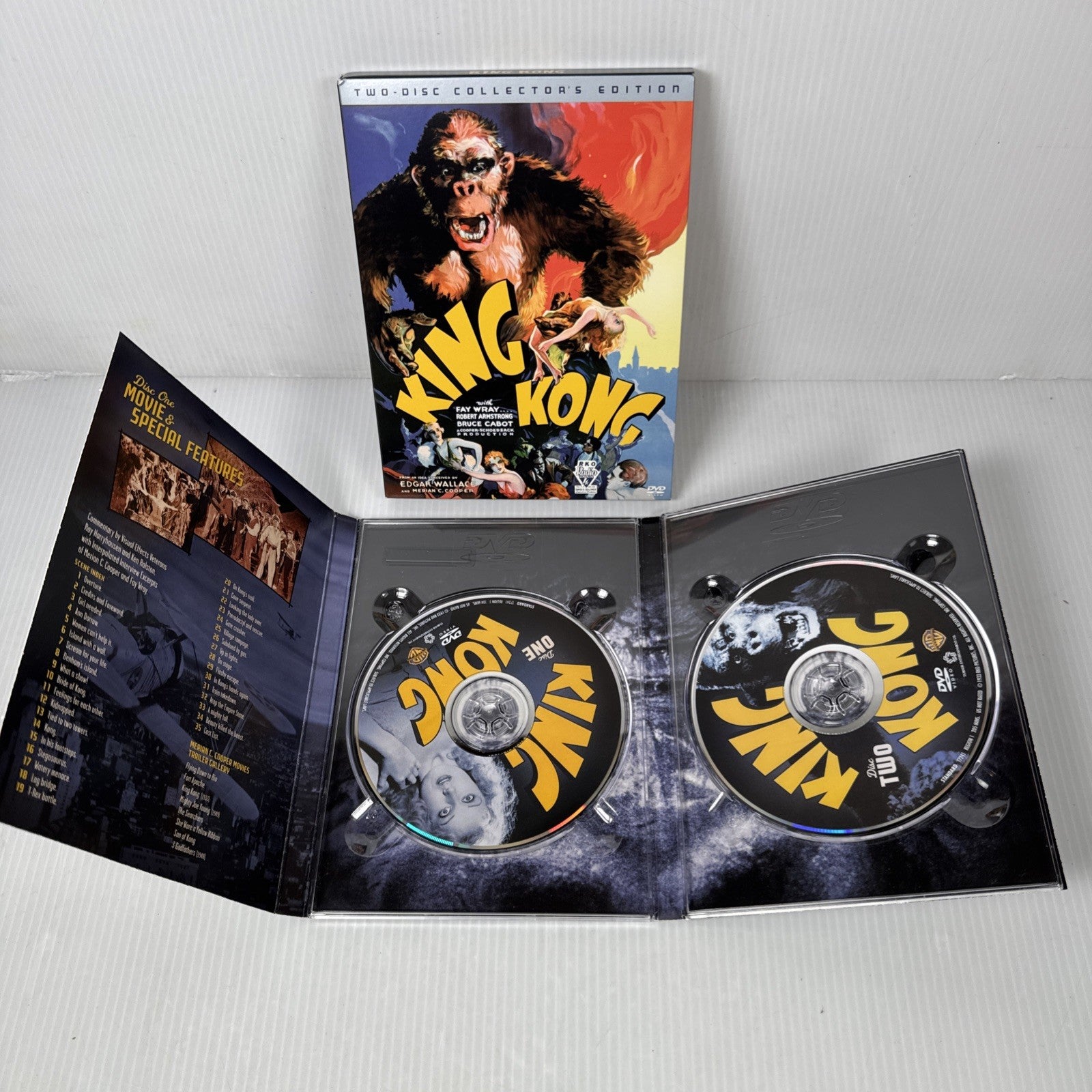 King Kong (DVD, 2005, 2-Disc Set, Collectors Edition) Tin Case Complete