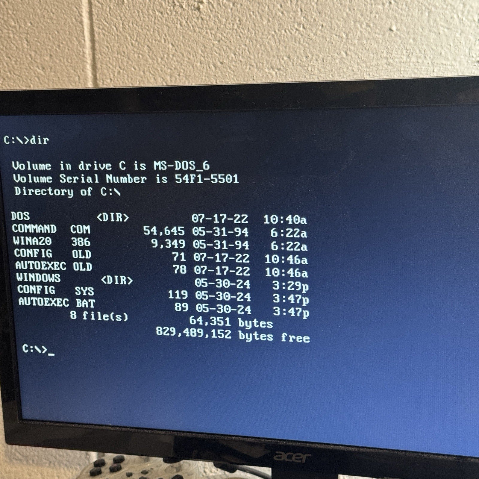 Vintage Vectra VL Series 3 5/75 Windows 3.1 Workgroups