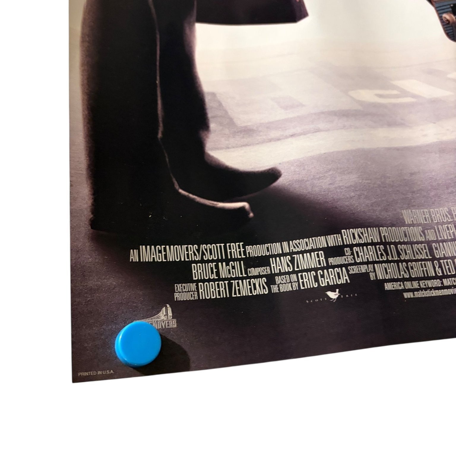 Matchstick Men 2003 Promotional Movie Poster Nicolas Cage Sam Rockwell 25"x17"